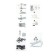 Home Rexant TV, up to 35 kg, 37 "-70", wall, turn and inclination, 2 knees