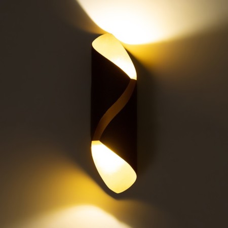 Bra "waist" LED 10W Black gold 9x9x30cm-2