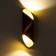 Bra "waist" LED 10W Black gold 9x9x30cm
