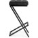 Harmain amauri metal/velor, black/black 35x36x64 cm
