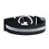Collar with backlight, charging from USB, size L, Osh 41-52 cm, 3 modes, black
