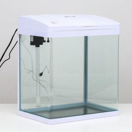 The Seastar LS-380F Aquarium includes: LED lamp, filter, 30 l, white