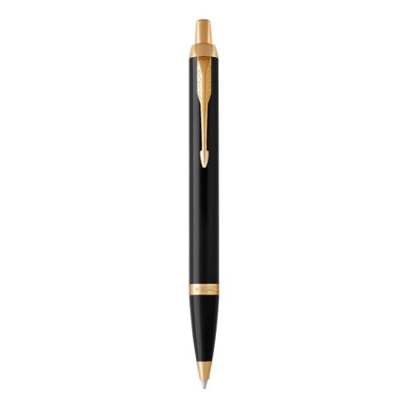 Ballpoint pen Parker Im Core Black GT M, Black Matte/ Gold, Blue Ink (1931666)-1