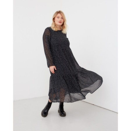 Women's dress Midy Mist Plus-Size, R.56, Black-3
