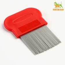 Comb-hats with long teeth, 8 x 5.5 cm, red