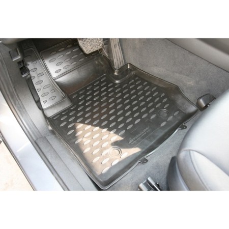 Rugs in the BMW X3 Salon, 2010-2016 4 pcs. (polyurethane, beige)-3