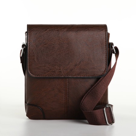 Male bag, brown color-1