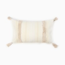 Pillowcase decorative Ethel Boho Line 30x50 cm, beige color, cotton