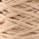 Knitting cord 100% polyester, width 5 mm 100m (beige)