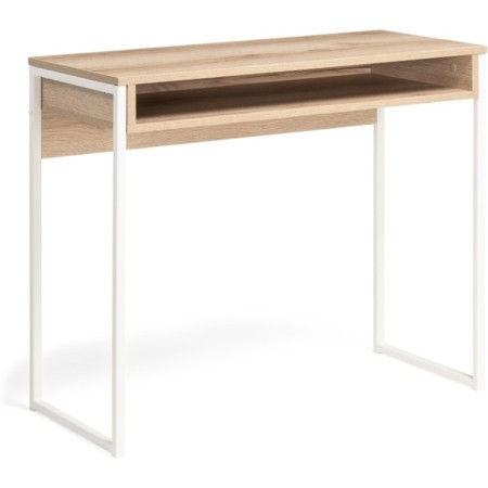 Computer table Leo Loft Dub Drone light/matte white metal, white 39x85x75 cm