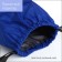 Back for shoes with pockets, blue color