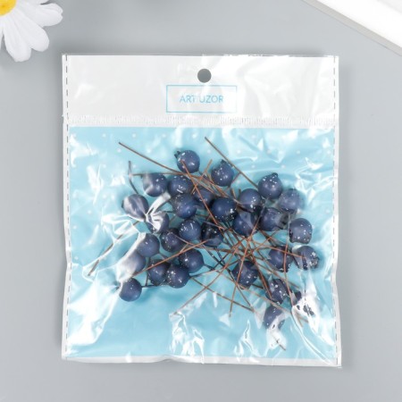 Decor for creativity "Berry - Blue" Blue D = 1 cm set 30pcs-3