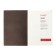 Dated 2025 diary, Escalada, A5+ 176 sheets, integral cover, artificial leather, foil embroidery, liesse, block 80 g/m2, brown