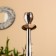 Empire aluminum candlestick per 1 candle 9.5x9.5x35 cm