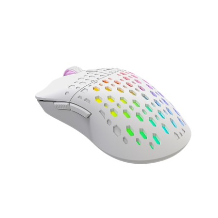 Mouse XTRIKE ME GM-209W, game, wired, backlight, 8000 dpi, USB, 1.5 m, white-2