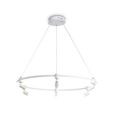 Suspended controlled LED lamp Ambrella Light, Linetech, FL5297, LED, 74 W, 5550LUM, 3000-6400K, white color