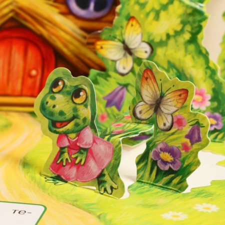 Book-paranoramka for kids "Teremok", A. N. Afanasyev-6