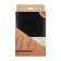 Diary of Leduced A5+, 136 Persona sheets, solid cover, recited leather, lies, gold margin, beige unit 70 g/m2, black