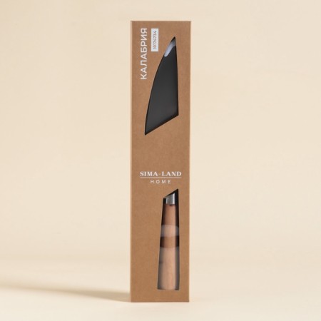 Knife kitchen chief SL Home "Calabria", stainless steel, 20.5 cm, beige-6