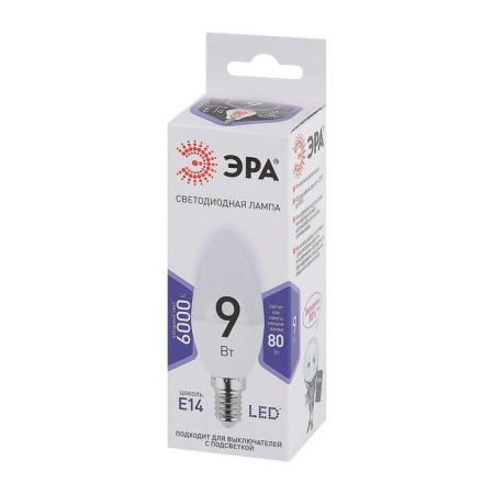 LED LED era Standard "candle", 9 watts, E14, 720 lm, 6000k, glow cold white-1