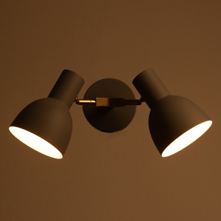 Bra "Vitaly" 2he27 40W gray 18x12x38cm-2