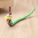 Soft toy "Snake", with a multi -flowered tummy, in the New Year's cap, 95 cm