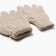 Female gloves, beige color, size 18