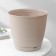 Pot for flowers with a Saffron pallet, 1.5 l, d = 14.6 cm, h = 13.5 cm, beige color