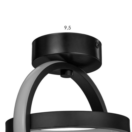 Lamp 2512/2BK LED 12W 4000k black 20x21 cm Bayerlux-5