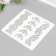 Plastic stencil "Mehendi Patterns" 15x15 cm