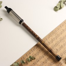 Flute Music Life 52 cm, with patterns, tonality G, bamboo, collapsible