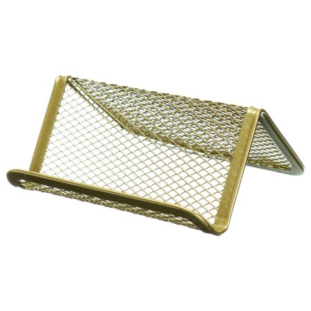 Calligrata business cards, mesh, metal, gold