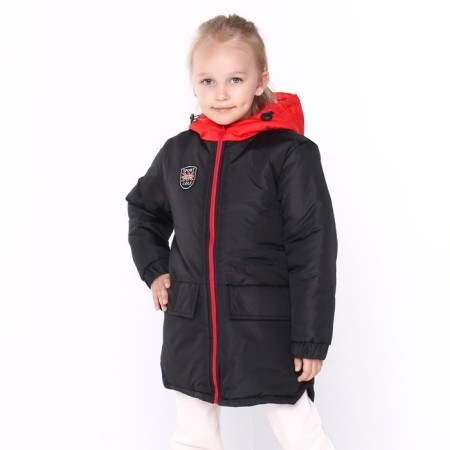 Demician jacket nursery, black color, height 110-116 cm-1