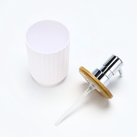 Liquid soap dispenser, white, 350 ml-3