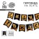 Paper garland with the ribbon "Magic"