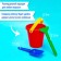 Set for playing in sand No. 113 (8 molds, scoop, watering can, rake, bucket) mix