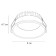 Pointed-built lamp Arte Lamp Frame A7993PL-1wh, LED, 7 W, 9x9x4.7 cm, white