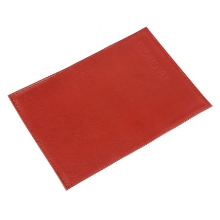 Cover for passport, red color