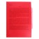 Folder-angle, A4, 150 μm, calligrata, 3 compartments, transparent, red