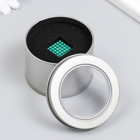 Antistress Magnet "Neokub" 216 balls d = 0.3 cm (green)-2