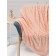 Vanilla Cream plaid, size 200x220 cm, stripes, orange