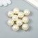 Decor for creativity plastic "Pearl of a rough ball with a loop" set 10 pcs d = 1.6 cm