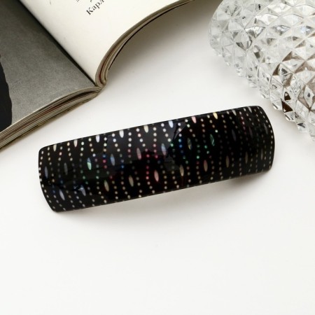 Halfish hair clip "Toliman" wave, 8 cm