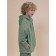 Jacket for boys, height 128 cm, green color