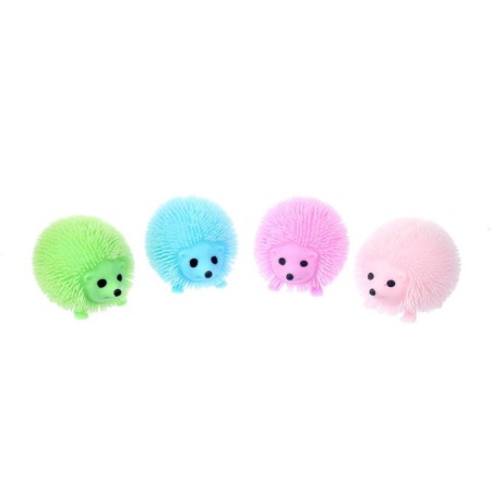 Ball children's rubber horner light "Hedgehog", Mix color, in showbox-4