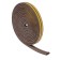 Rubber tundra seal, profile d, size 9x8 mm, brown, in packaging 10 m
