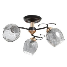 ASTA chandelier 3he27 40W black and gold 50x50x27 cm Bayerlux