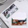 Money envelope "Happy Birthday!" embossing, coffee, car, lynx, 17x8cm