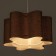 Bayerlux lamp "Laura" E27 15W chocolate 52x52x26-126 cm