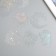 Stickers for creativity "Holography. Month BOHO" D = 10 cm set 10 pcs 0.2x14x11 cm
